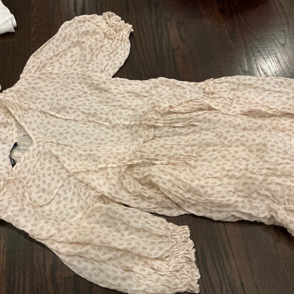 ZARA FLORAL MAXI DRESS